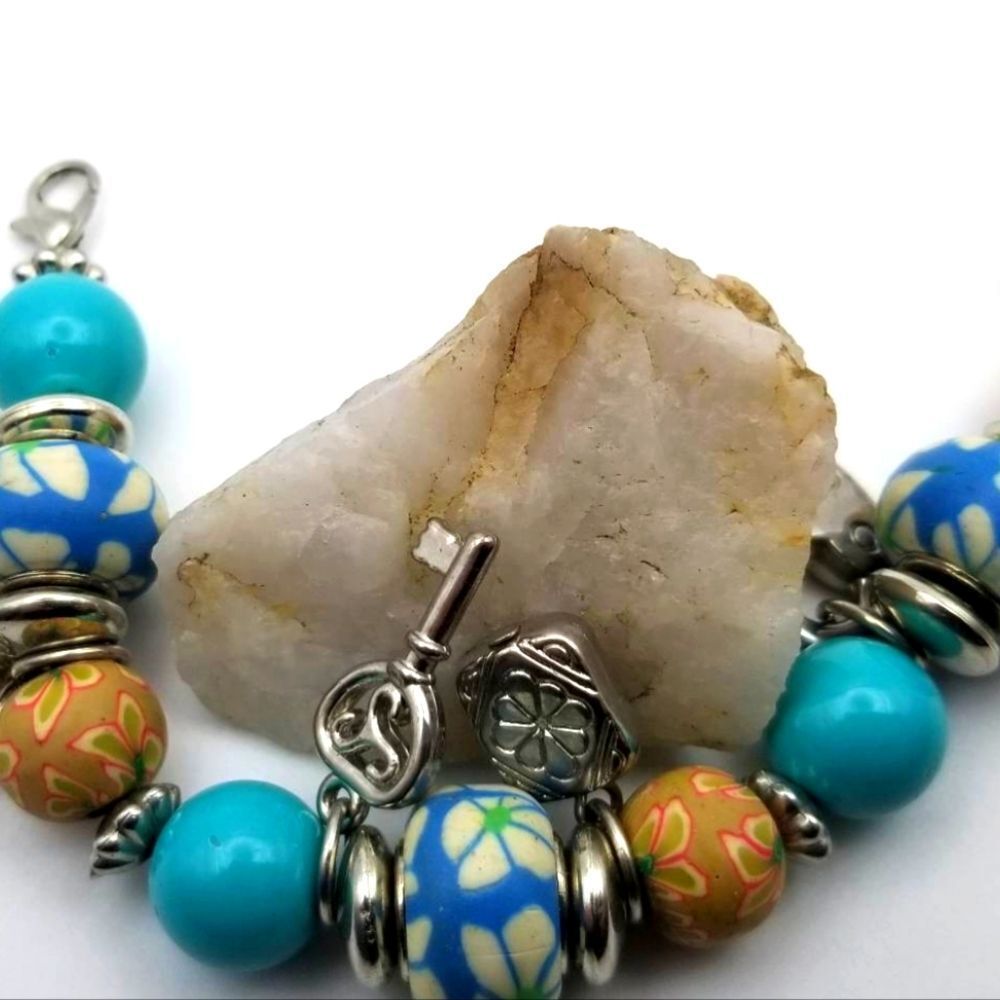 Key to the blue dungeon bracelet B0703 Childs bracelet‎